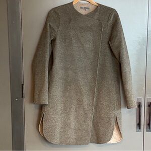 Vince Long Sleeve Two Tone Coat